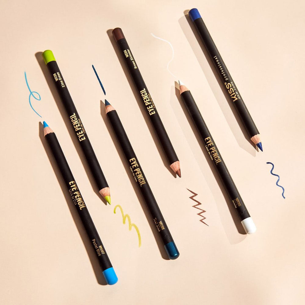 Kiss New York Professional Silky Smooth Eye Pencil Liner - Black (WE01)