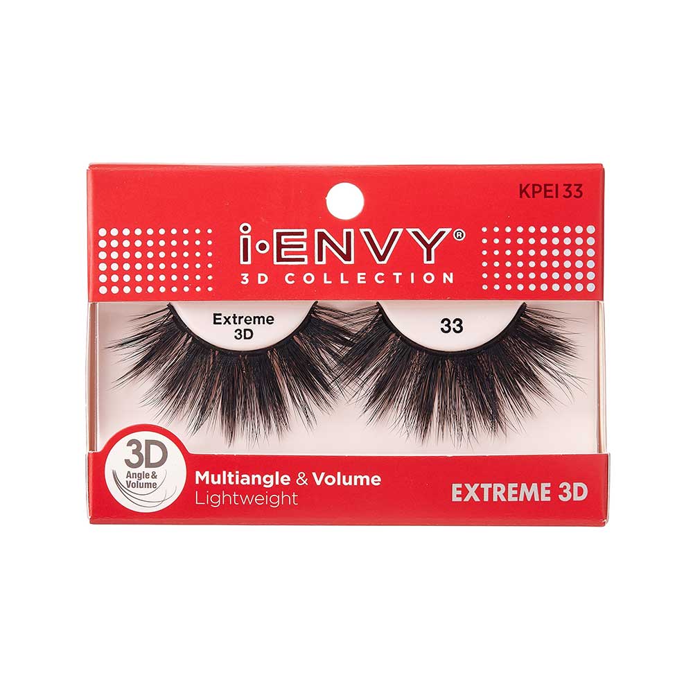 I.Envy By Kiss 3D Extreme Lashes Collection - 33 (KPEI33)