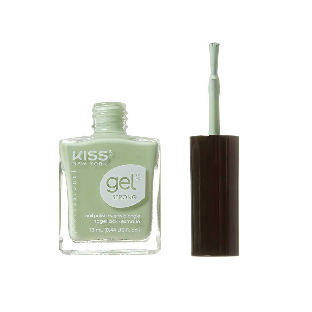 Kiss New York Professional Gel Strong Nail Polish - Sweet Mint, 0.44 Oz (KNP080)