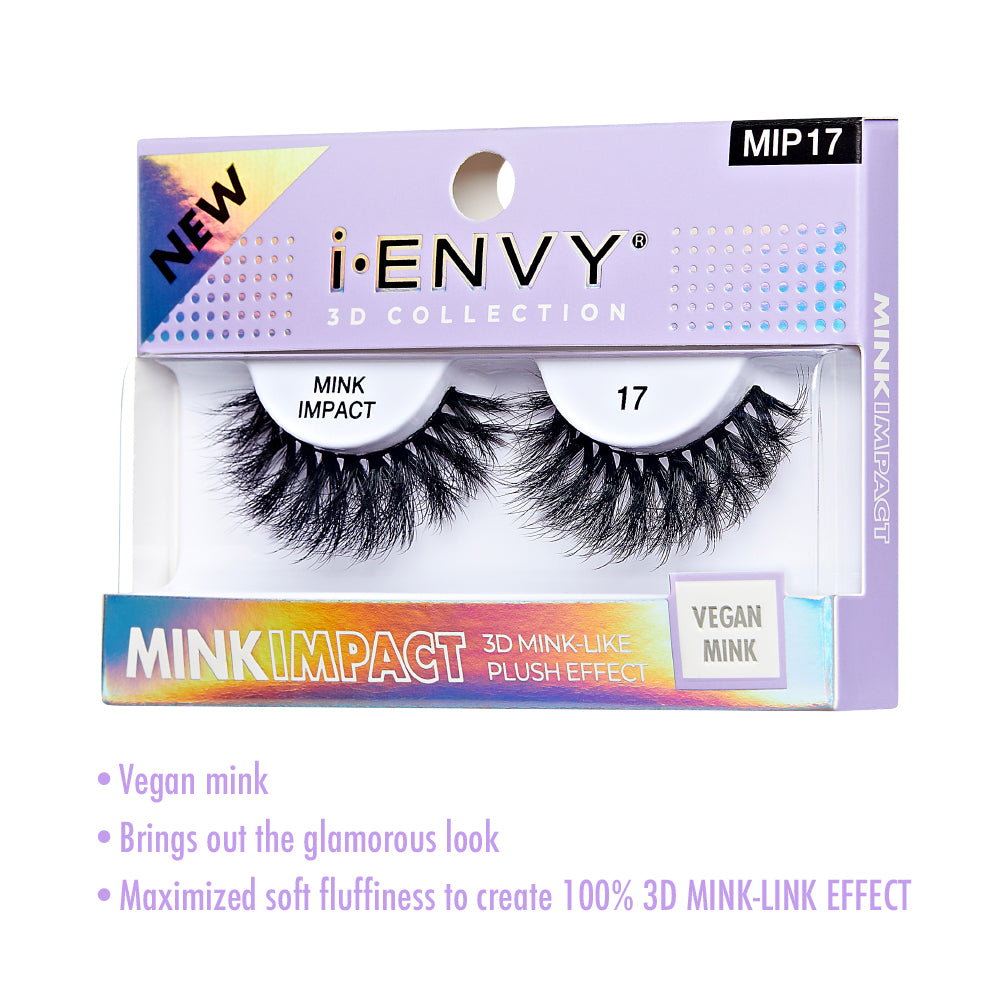 I.Envy By Kiss Mink Impact Lashes - Collection 17 (MIP17)