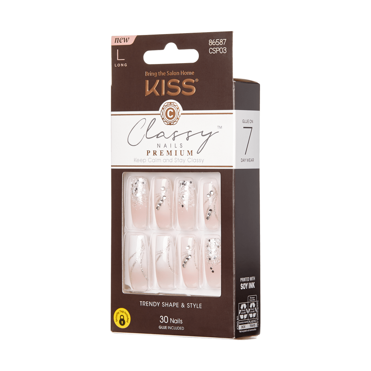 Kiss Classy Nails Premium - Stunning (CSP03)
