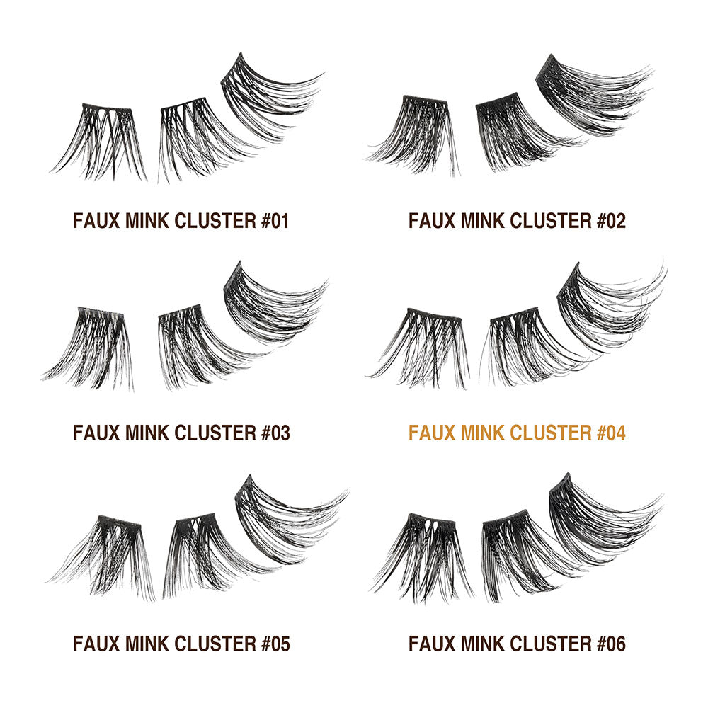 Vluxe By Ienvy Extended Faux Mink Cluster Lashes 04 (VE04)