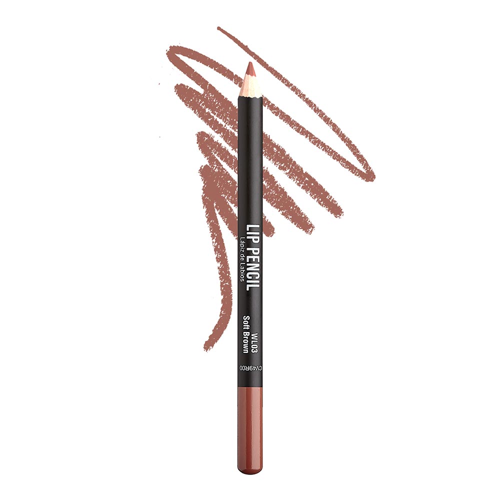 Kiss New York Professional Silky Smooth Lip Pencil Liner - Soft Brown (WL03)