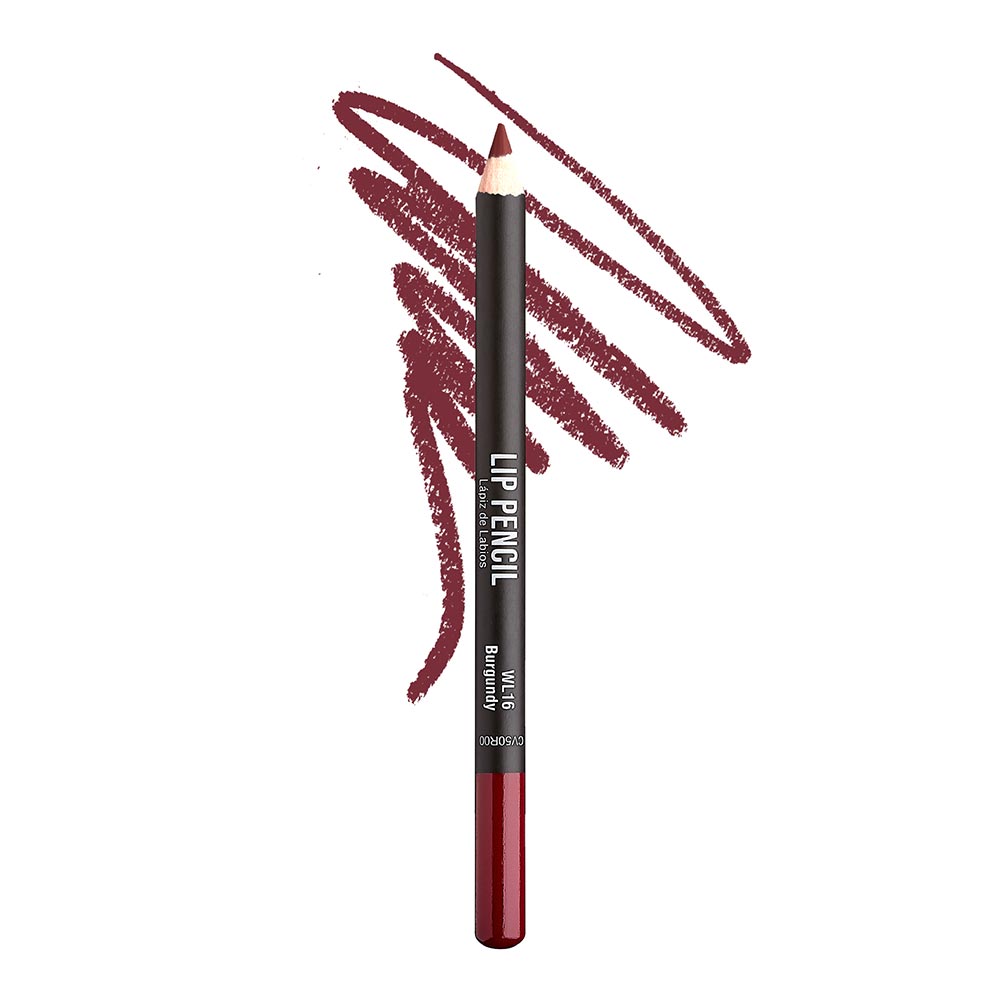 Kiss New York Professional Silky Smooth Lip Pencil Liner - Burgundy (WL16)