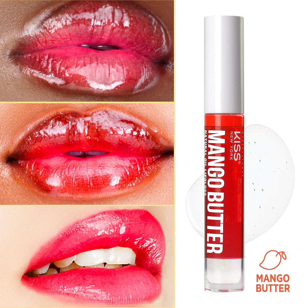 Kiss New York Professional Natural Oil Lipgloss - Mango Butter (KO06)