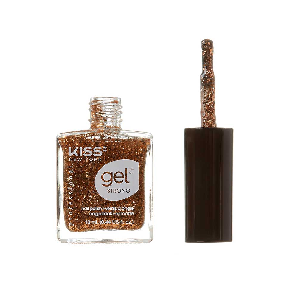 Kiss New York Professional Gel Strong Nail Polish - City of Lights, 0.44 Oz (KNP075)