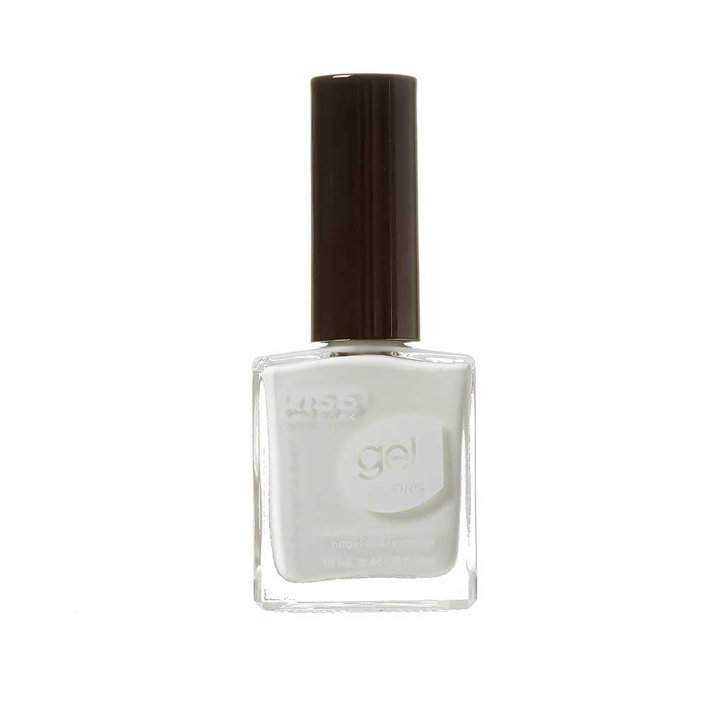 Kiss New York Professional Gel Strong Nail Polish - French White, 0.44 Oz (KNP032)