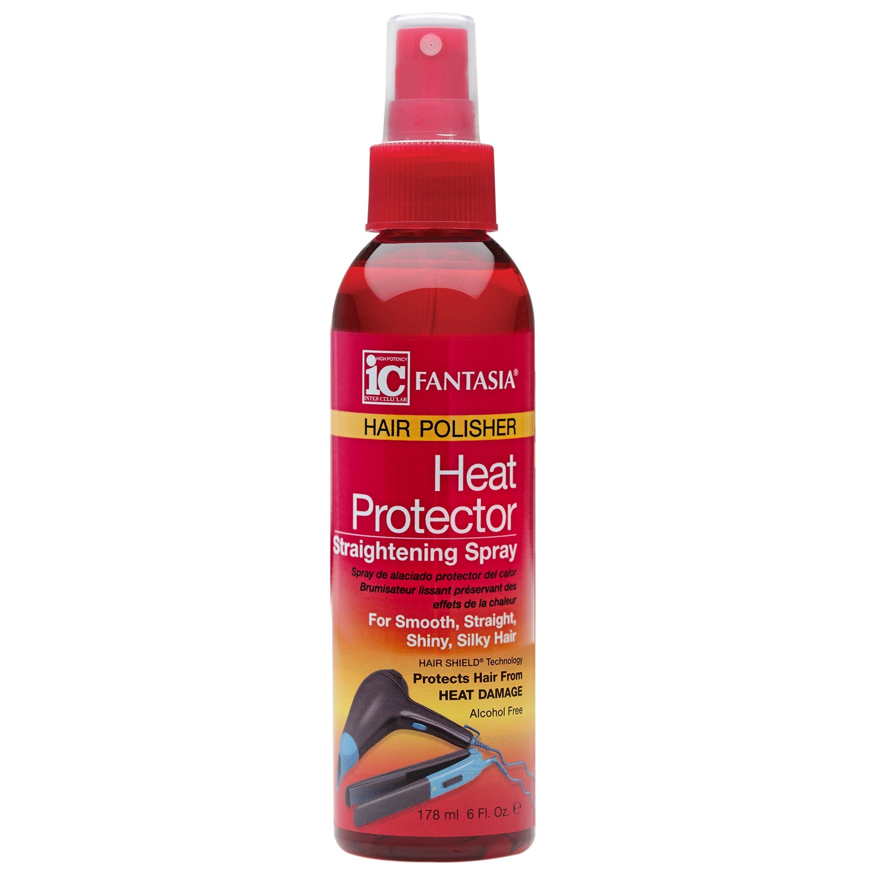 Fantasia Heat Protector Straightning Spray, 6 Oz (FN413020)