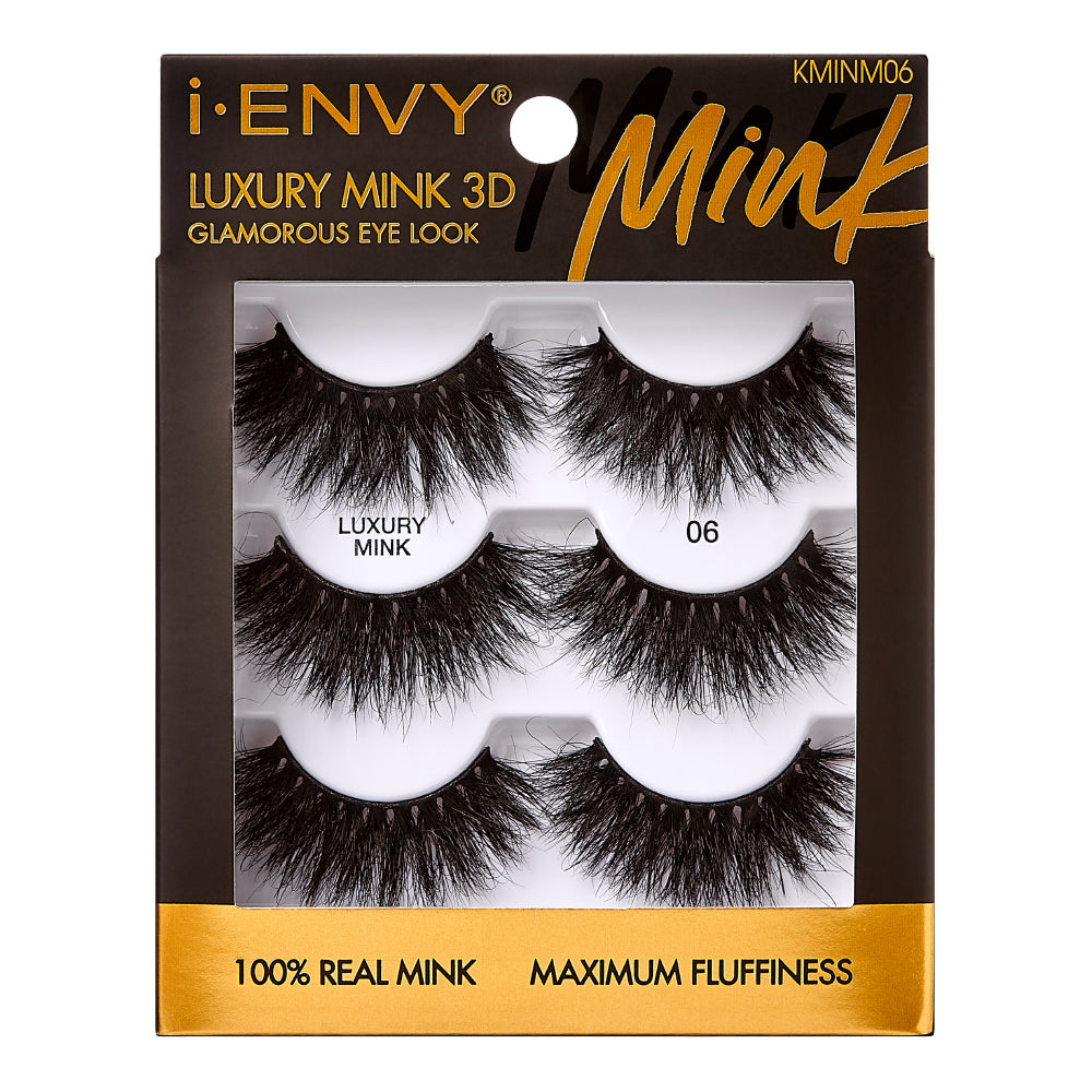 I.Envy by Kiss Luxury Mink Lashes Multi Pack - Collection 06 (KMINM06)