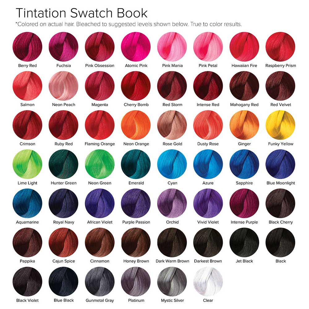 Red By Kiss Tintation Semi-Permanent Hair Color - Vivid Violet, 5 Oz (T340)