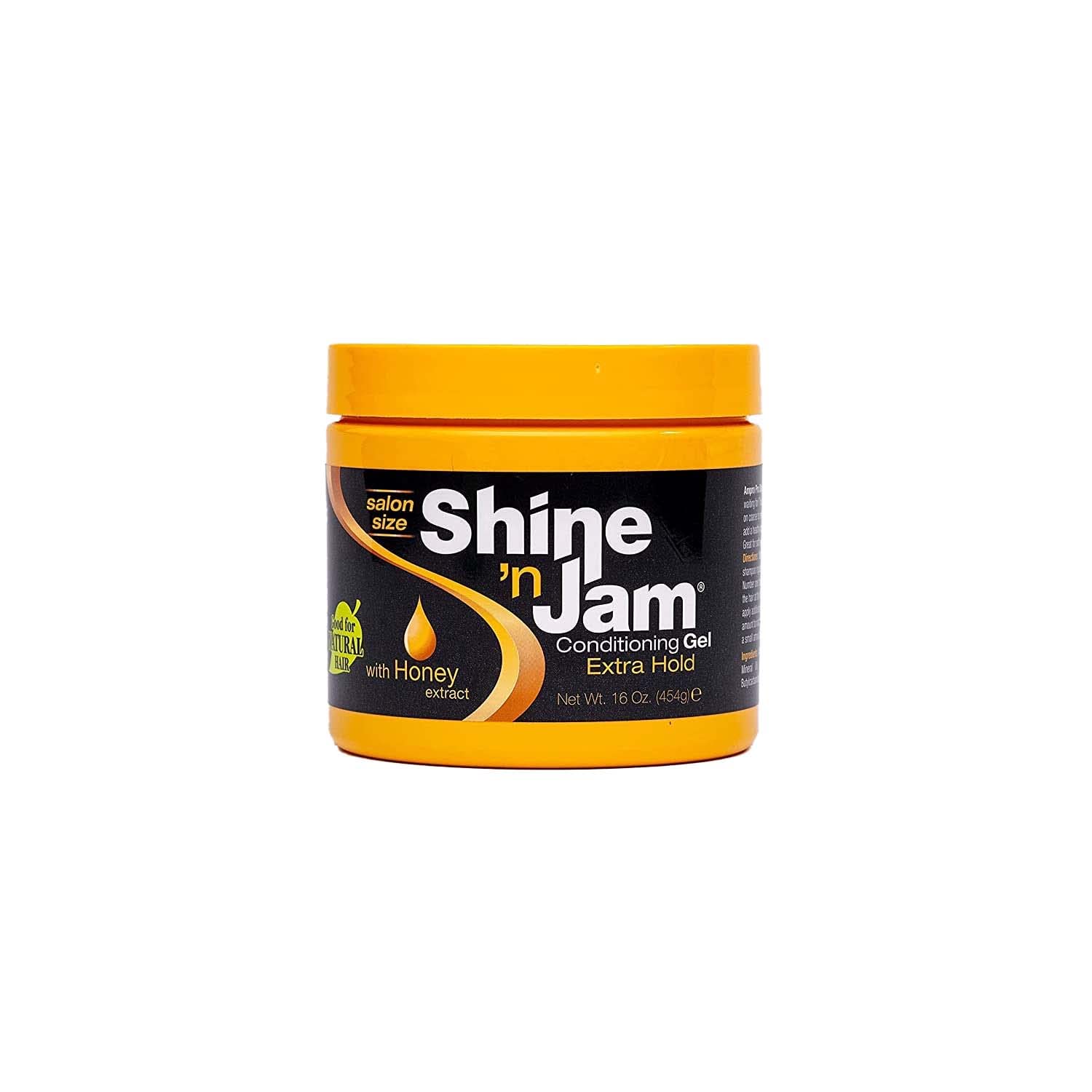 Ampro Shine 'N Jam Conditioning Gel Extra Hold, 16 Oz (AM41103)
