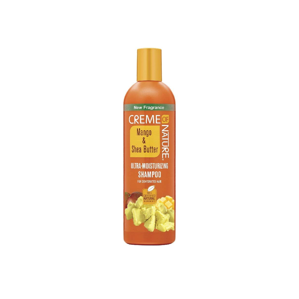 Creme of Nature Shampoo with Mango & Shea Butter, Ultra Moisturizing for Dry Dehydrated Hair, 12 Fl Oz (RR21931)