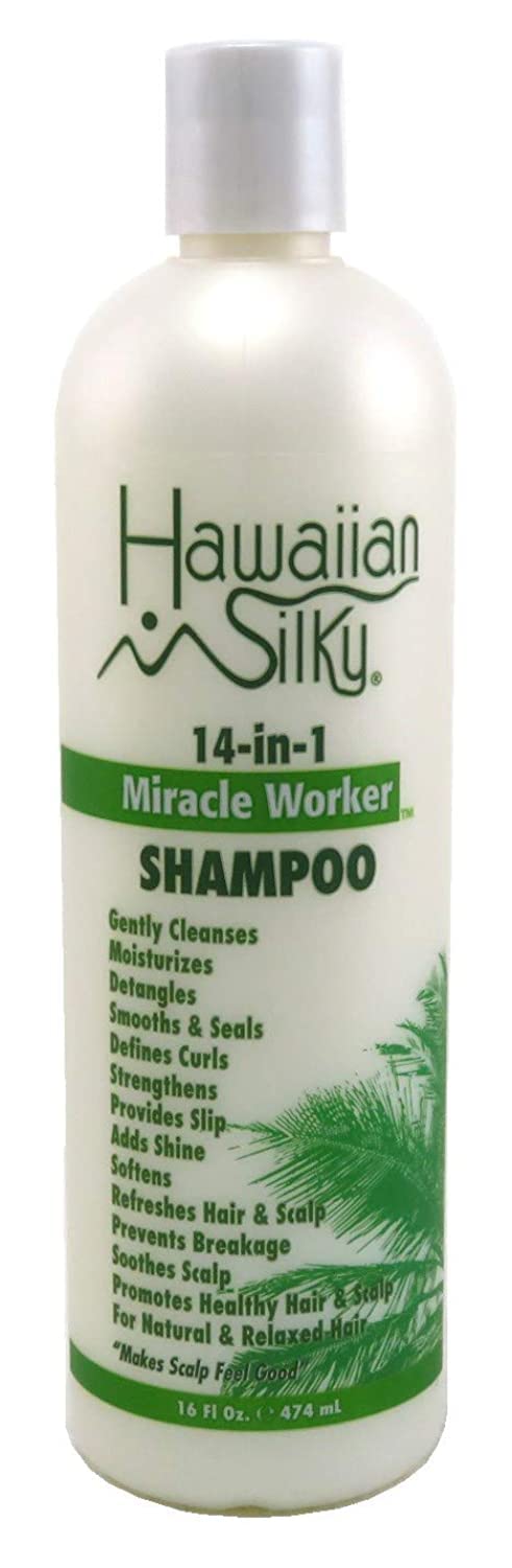 Hawaiian Silky 14-In-1 Miracle Worker Shampoo, 16 Oz (AF8125)
