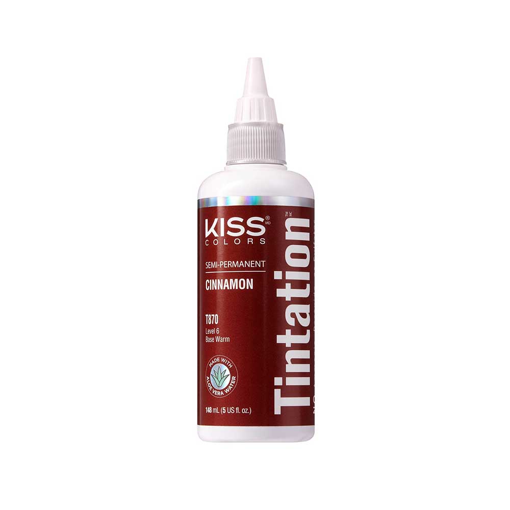Red By Kiss Tintation Semi-Permanent Hair Color - Cinnamon, 5 Oz (T870)