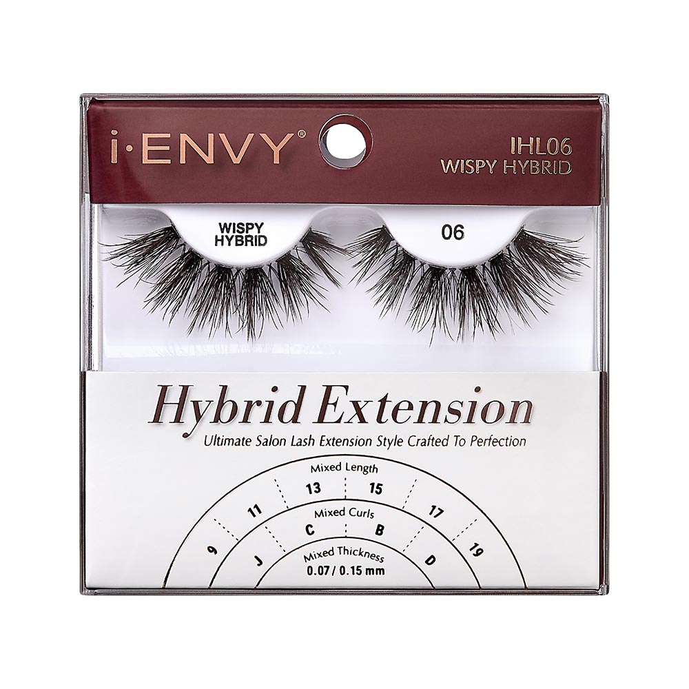 i.ENVY by Kiss Hybrid Extension Lashes - 06 (IHL06)