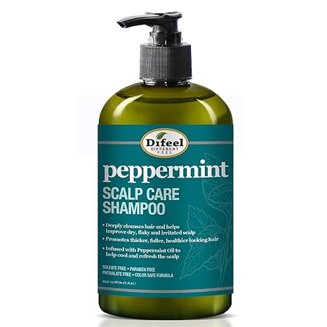 Difeel Peppermint Scalp Care Shampoo, 12 Oz (SF81047)