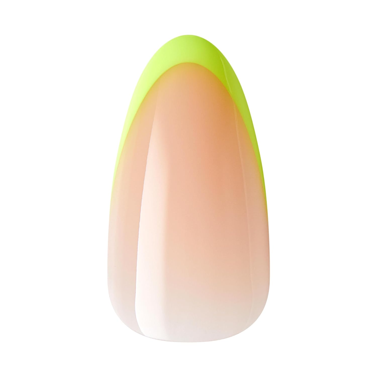 Kiss Salon Acrylic French Nails - Light Neon Yellow, 0.07 Oz (SFO02)