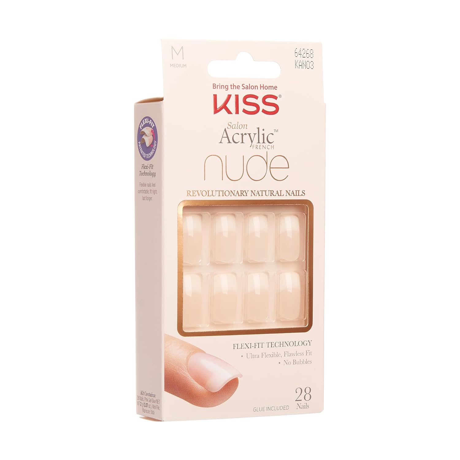 Kiss Nude Nails - Cashmere, 0.07 Oz (KAN03)