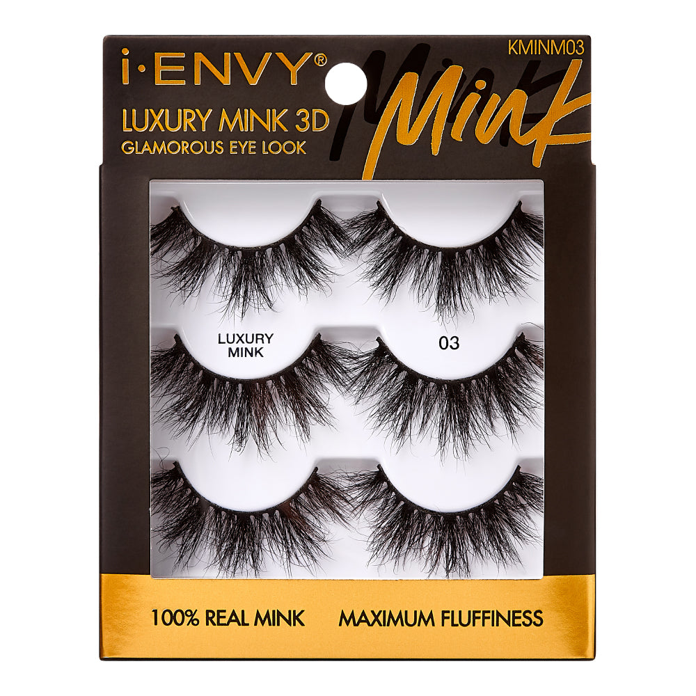I.Envy by Kiss Luxury Mink Lashes Multi Pack - Collection 03 (KMINM03)