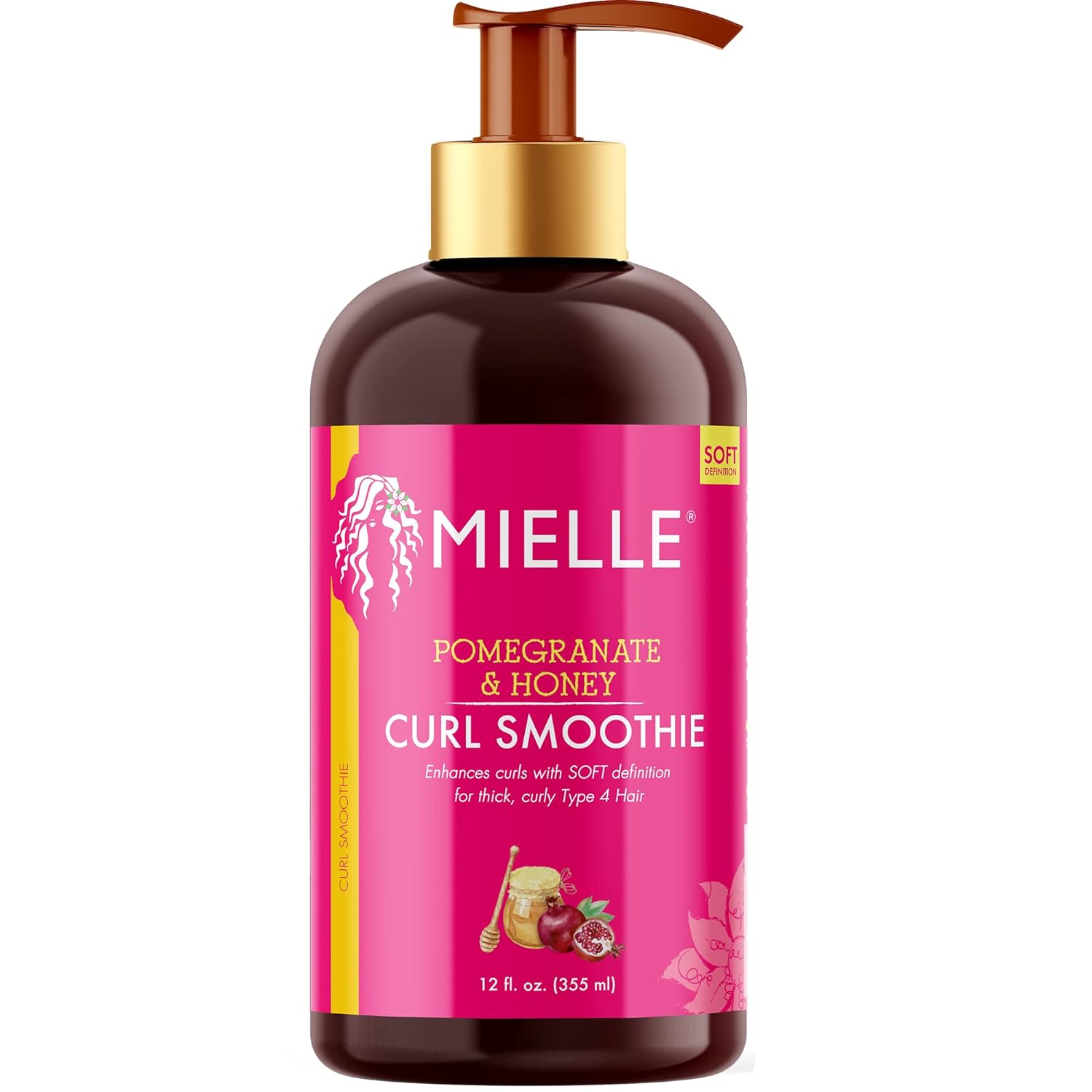 Mielle Organics Curl Smoothie with Pomegranate and Honey Cream, 12 Oz