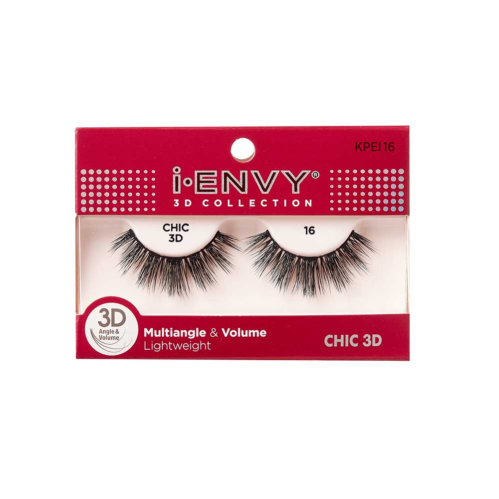 I.Envy By Kiss 3D Chic Lashes Collection - 16 (KPEI16)