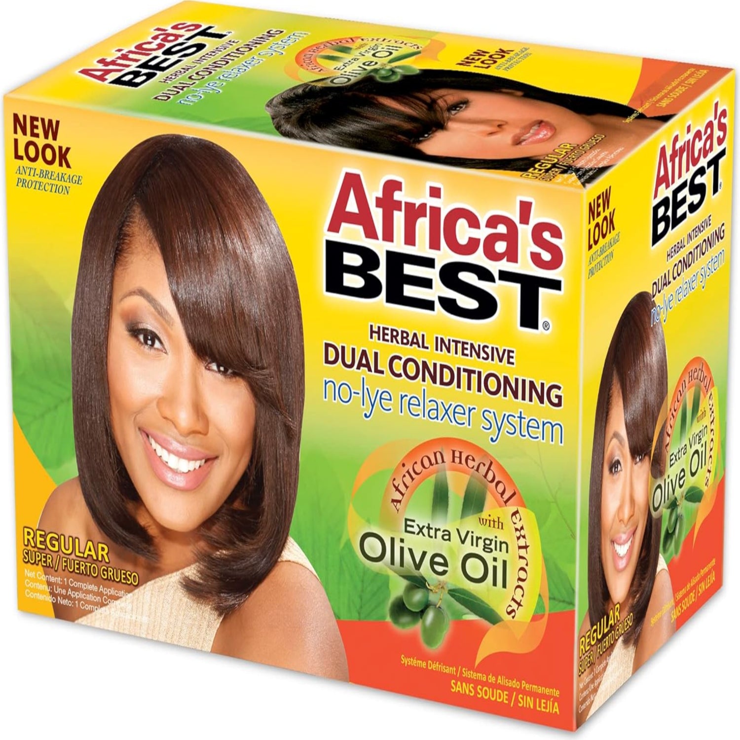 Africa's Best Dual Conditioning No-Lye Relaxer System Regular, 14.39 Oz (CH111701)
