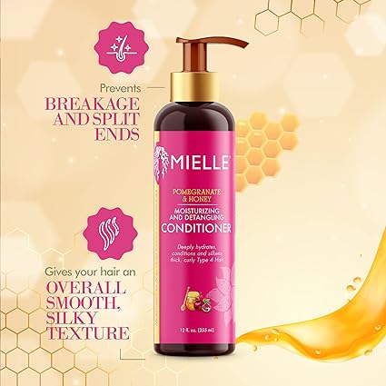 Mielle Organics Pomegranate & Honey Detangling Conditioner, 12 Oz