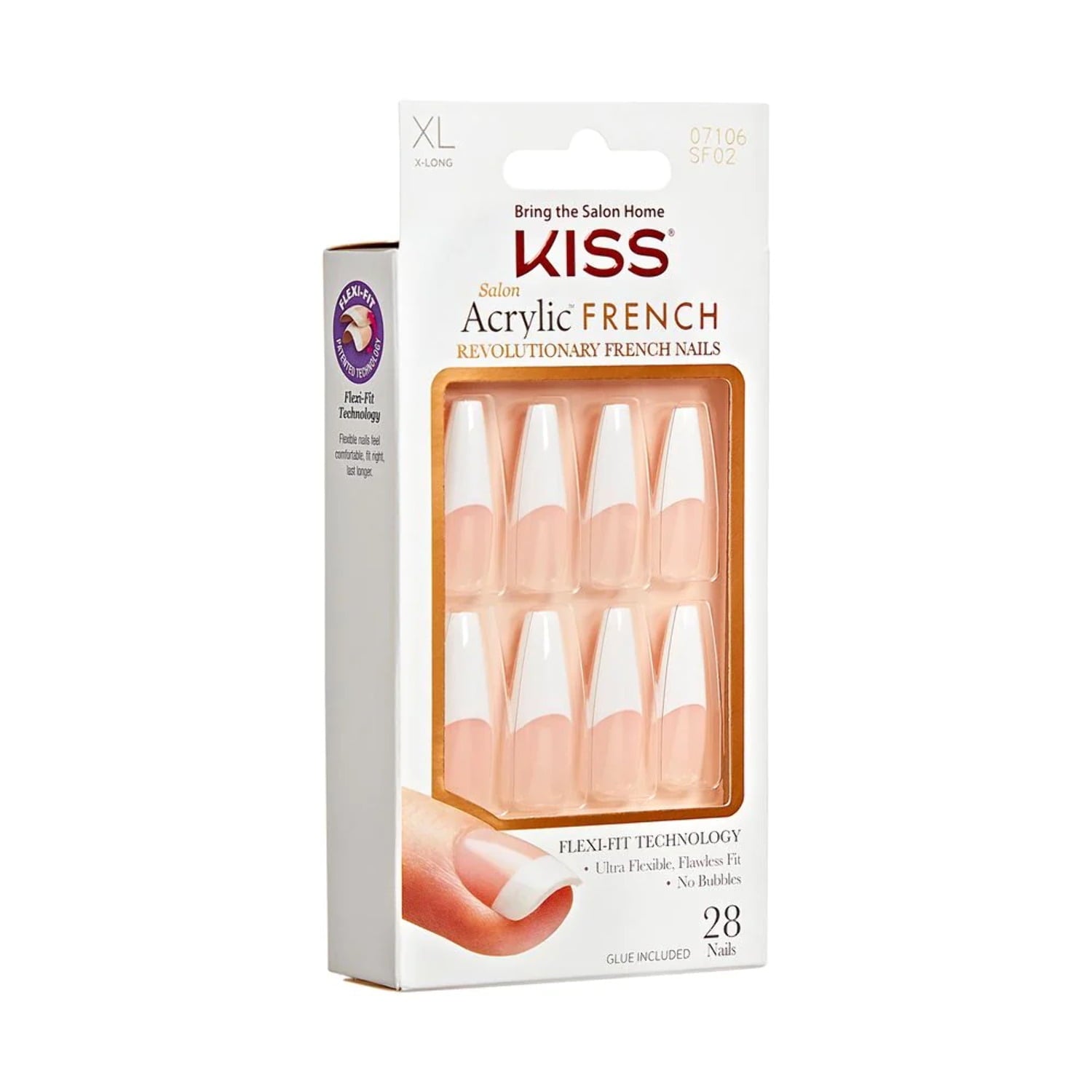 Kiss Salon Acrylic French - Maldives, 0.07 Oz (SF02)