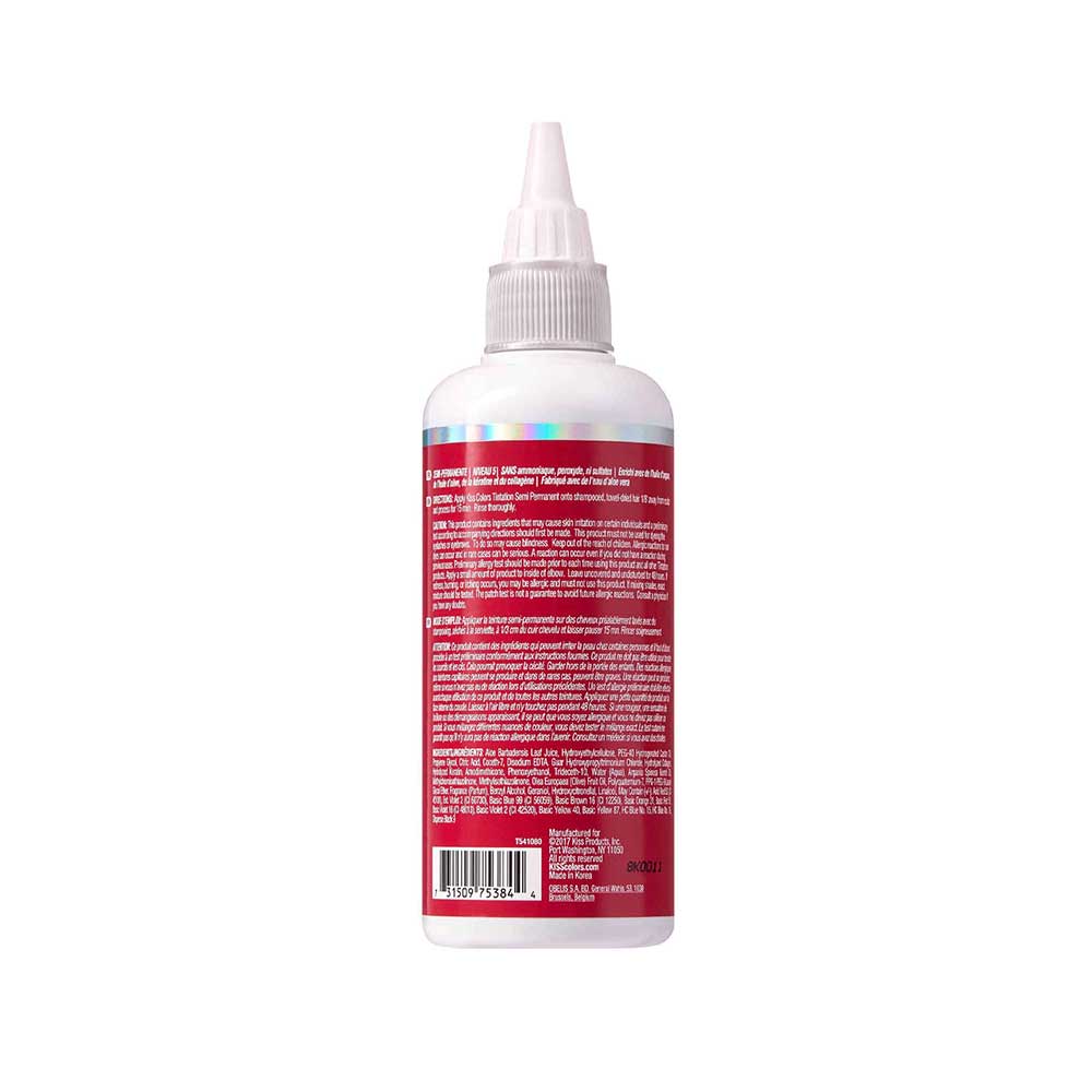 Red By Kiss Tintation Semi-Permanent Hair Color - Cherry Bomb, 5 Oz (T541)