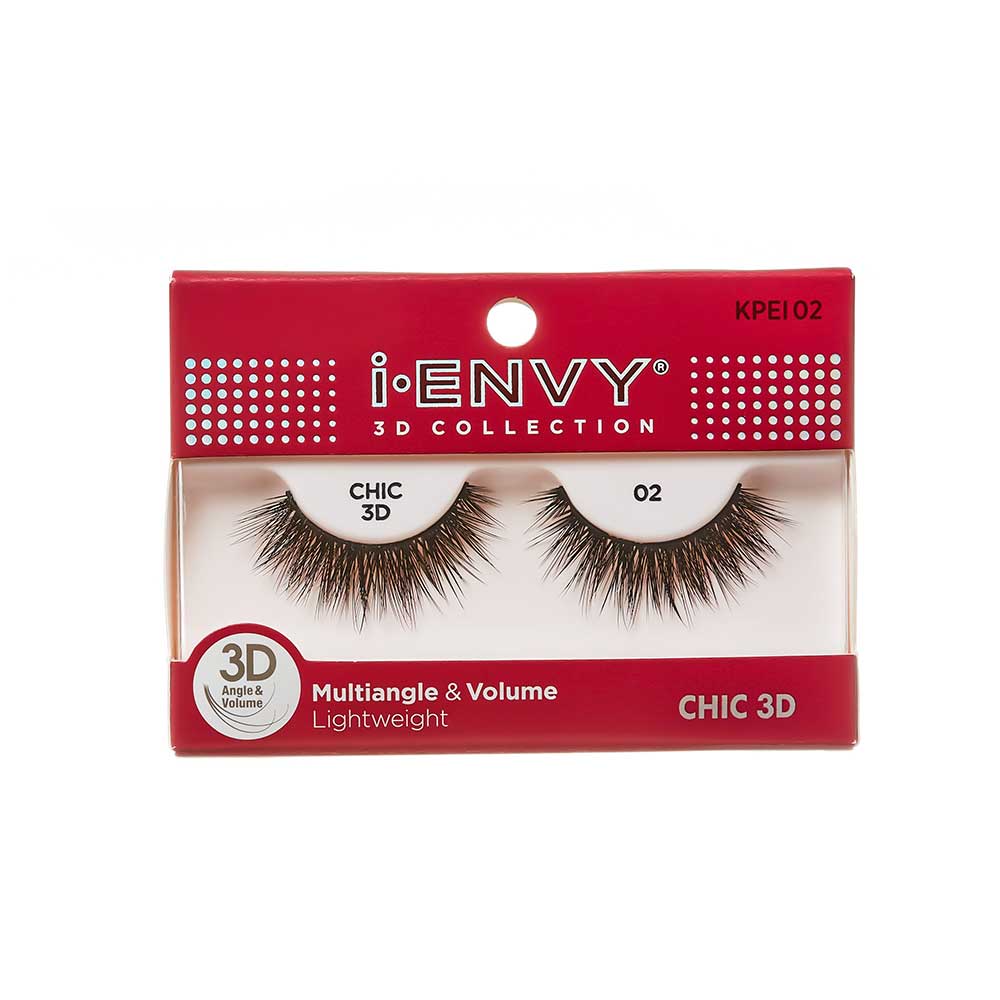 I.Envy By Kiss 3D Chic Lashes Collection - 02 (KPEI02)
