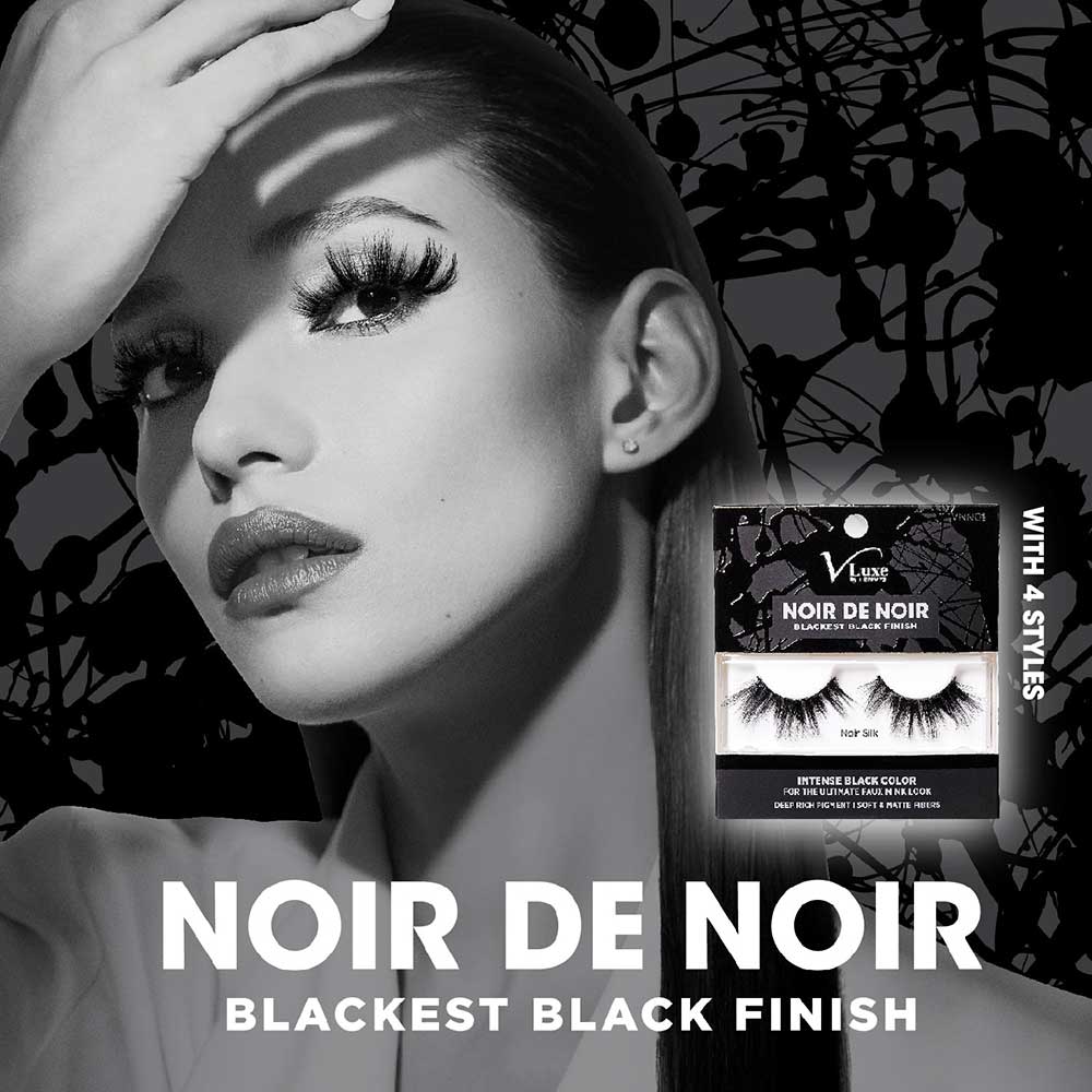Vluxe By Ienvy Noir De Noir Blackest Black Lashes - Noir Silk (VNN01)