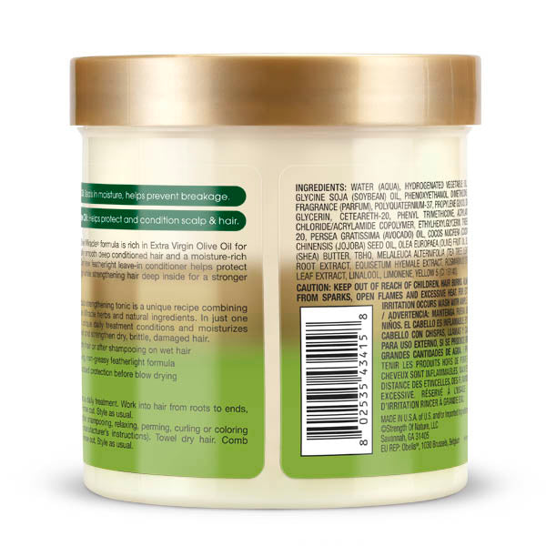 African Pride Olive Miracle Leave-In Conditioner Jar, 15 Oz (AP43415)