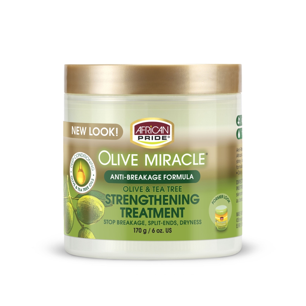 African Pride Olive Miracle Strengthening Treatment, 6 Oz (AP45353)