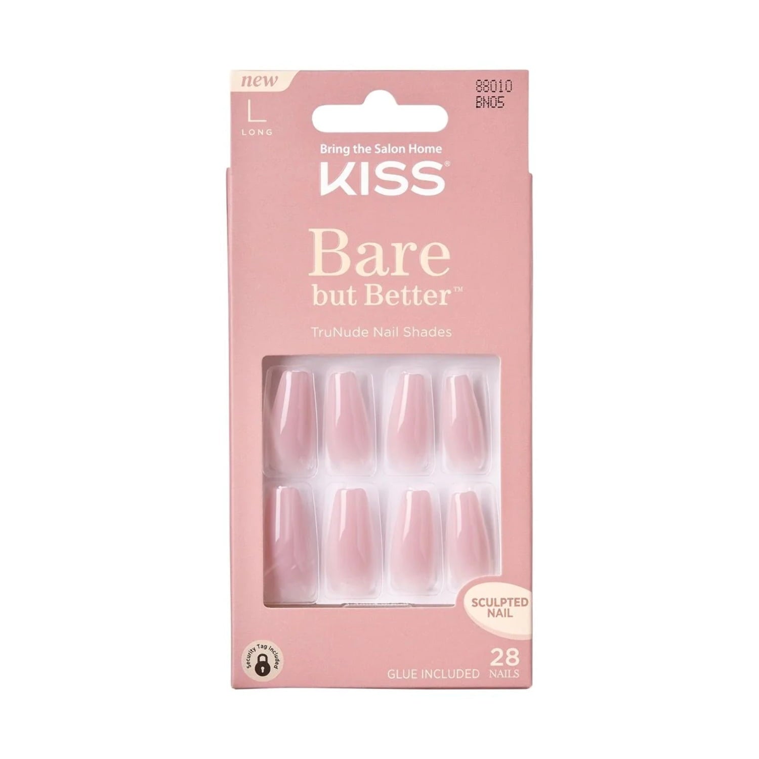 Kiss Bare-But-Better Nails - Berry Nude, 0.07 Oz (BN05)