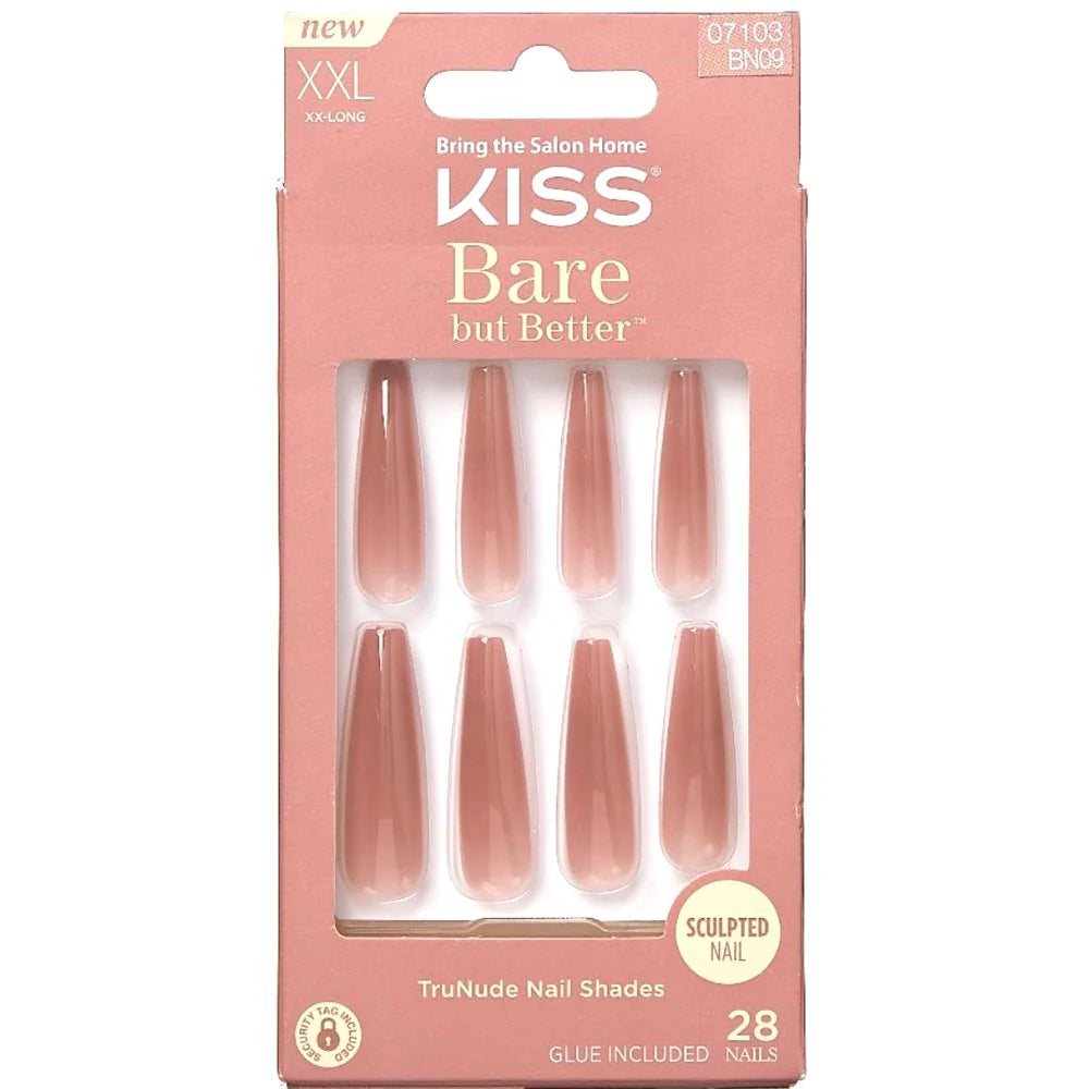 Kiss Bare-But-Better Nails - Rose Nude, 0.07 Oz (BN09)