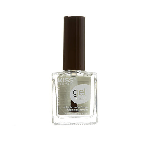 Kiss New York Professional Gel Strong Nail Polish - Clear, 0.44 Oz (KNP001)
