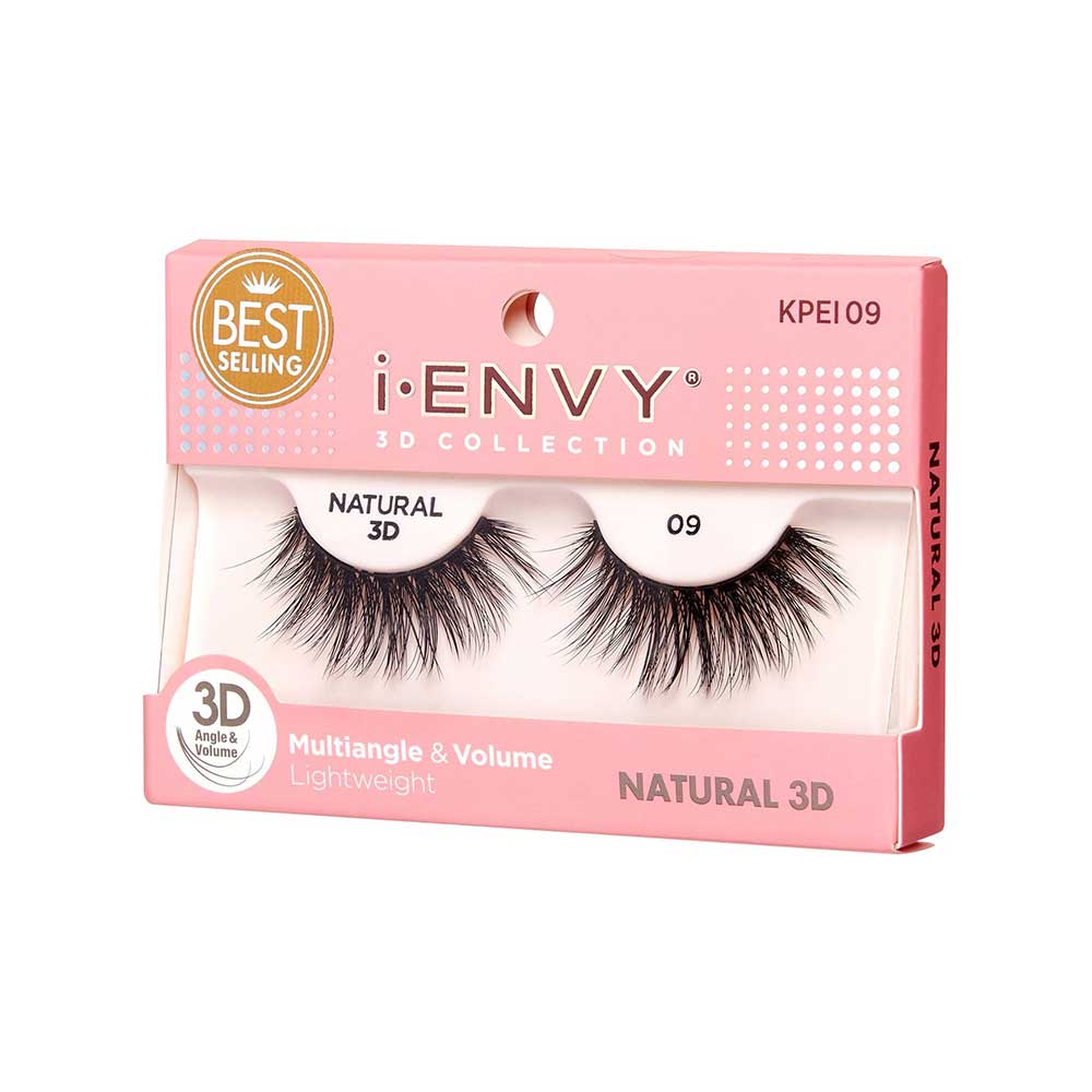 I.Envy By Kiss 3D Natural Lashes Collection - 09 (KPEI09)