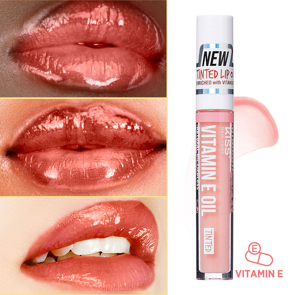 Kiss New York Professional Natural Oil Lipgloss - Vitamin-E (KO12)