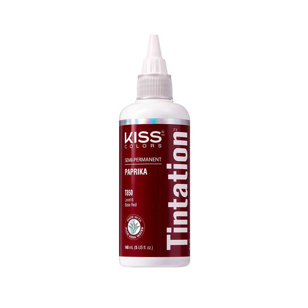 Red By Kiss Tintation Semi-Permanent Hair Color - Paprika, 5 Oz (T850)