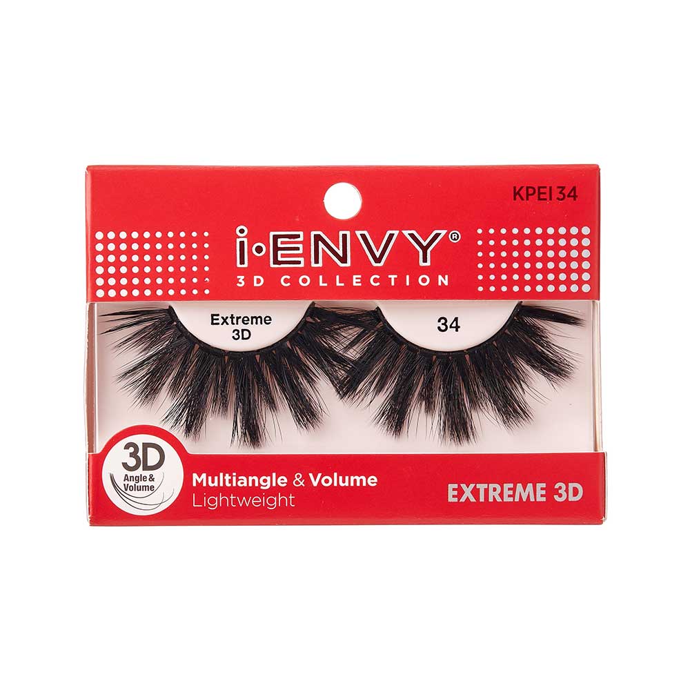 I.Envy By Kiss 3D Extreme Lashes Collection - 34 (KPEI34)