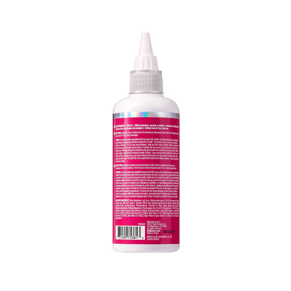 Red By Kiss Tintation Semi-Permanent Hair Color - Raspberry Prism, 5 Oz (T450)