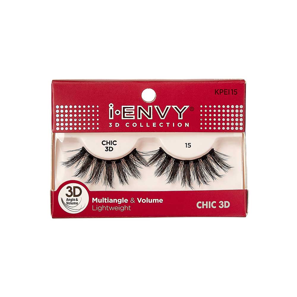 I.Envy By Kiss 3D Chic Lashes Collection - 15 (KPEI15)