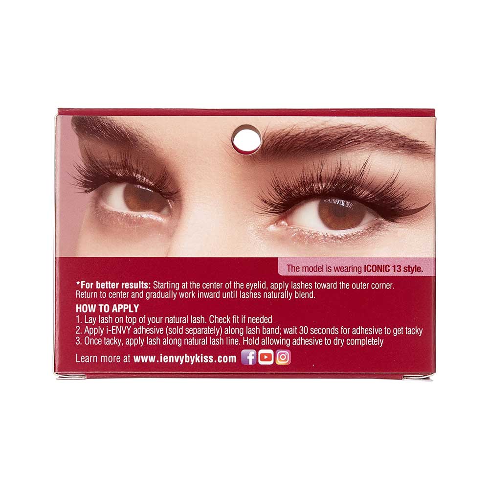 I.Envy By Kiss 3D Chic Lashes Collection - 13 (KPEI13)