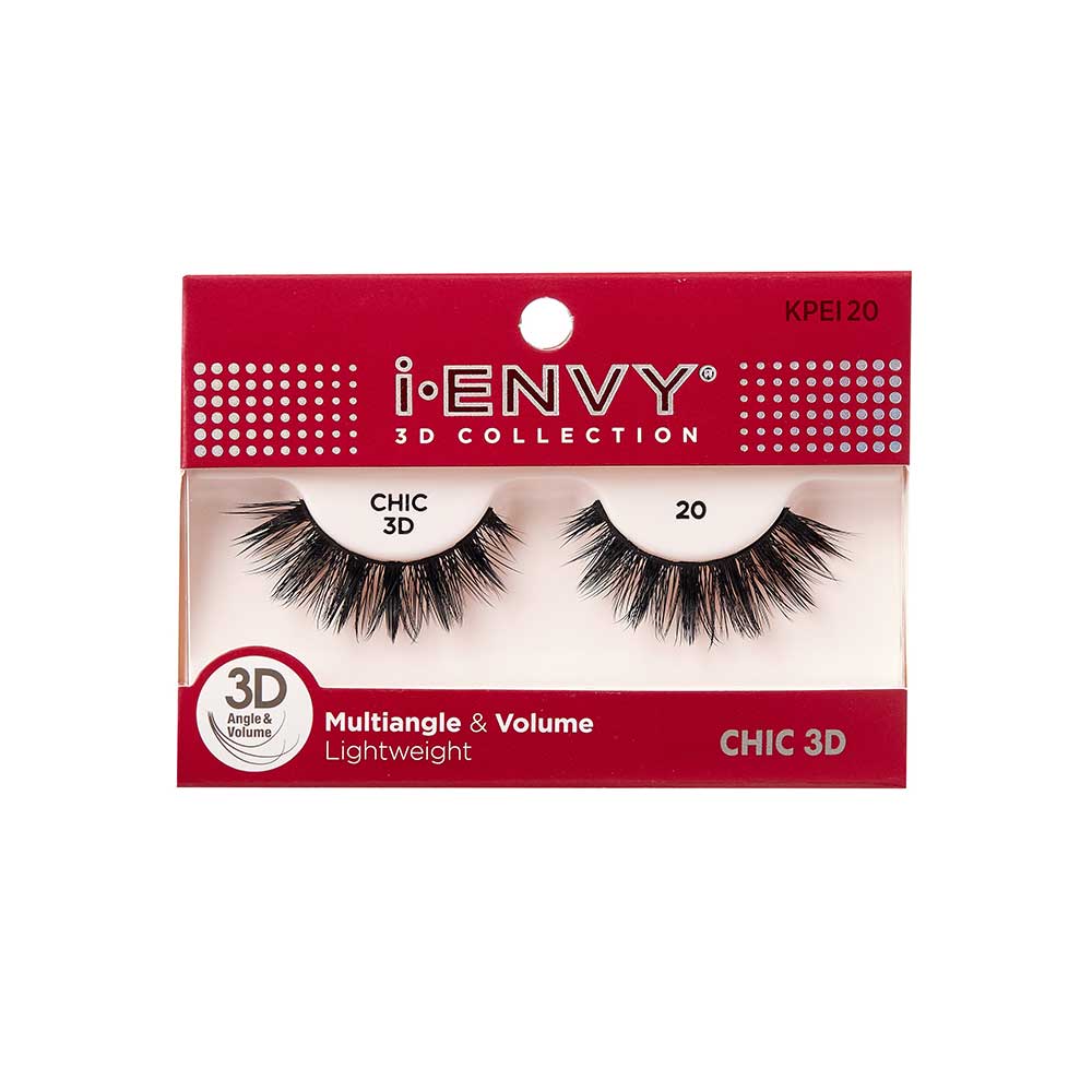 I.Envy By Kiss 3D Chic Lashes Collection - 20 (KPEI20)