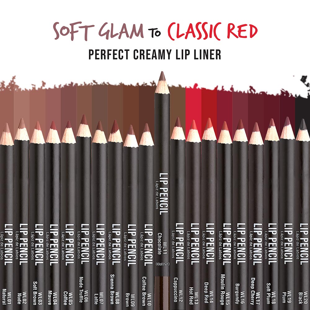 Kiss New York Professional Silky Smooth Lip Pencil Liner - Chocolate (WL11)