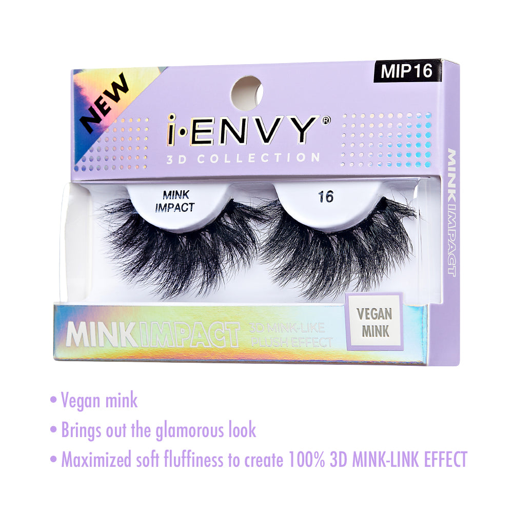 I.Envy By Kiss Mink Impact Lashes - Collection 16 (MIP16)