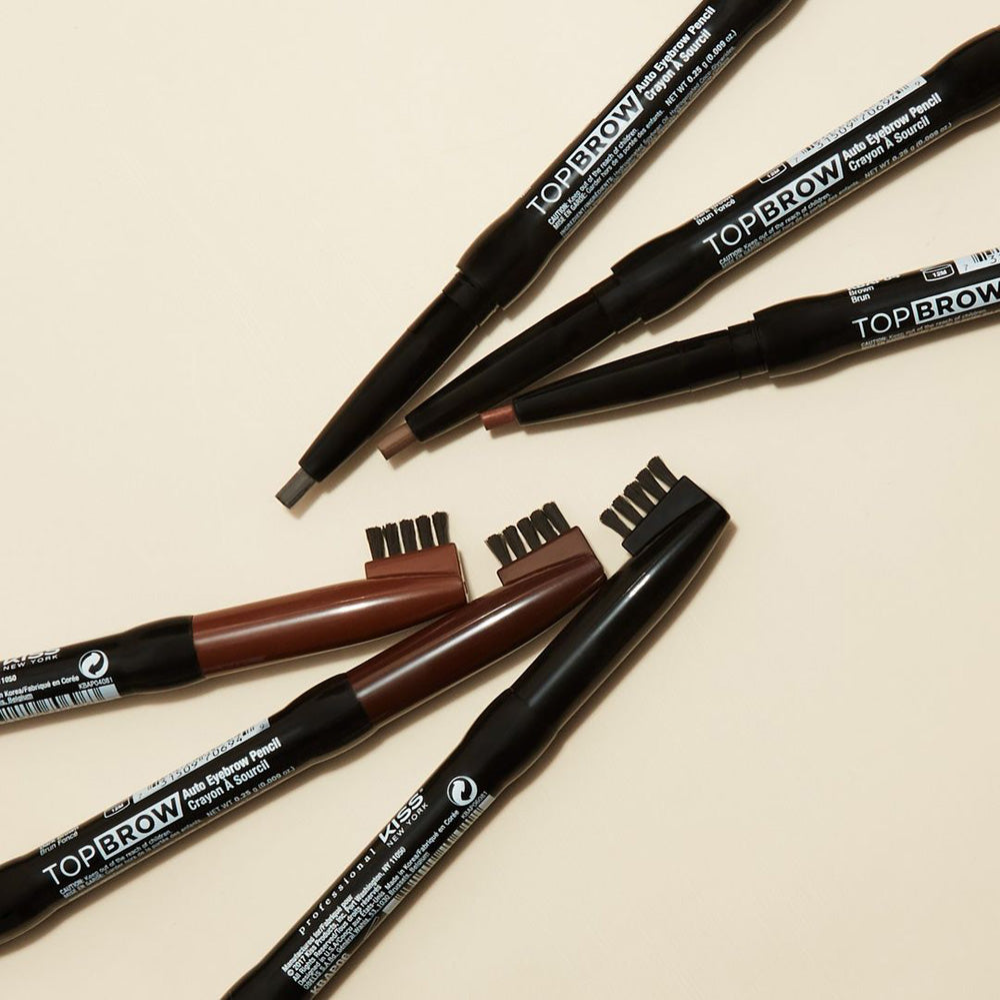 Kiss New York Professional Top Brow Auto Pencil - Dark Brown (KBAP05)