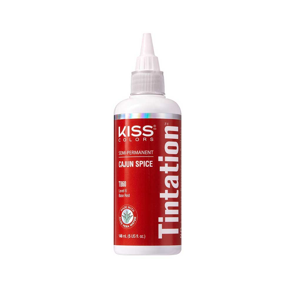 Red By Kiss Tintation Semi-Permanent Hair Color - Cajun Spice, 5 Oz (T860)