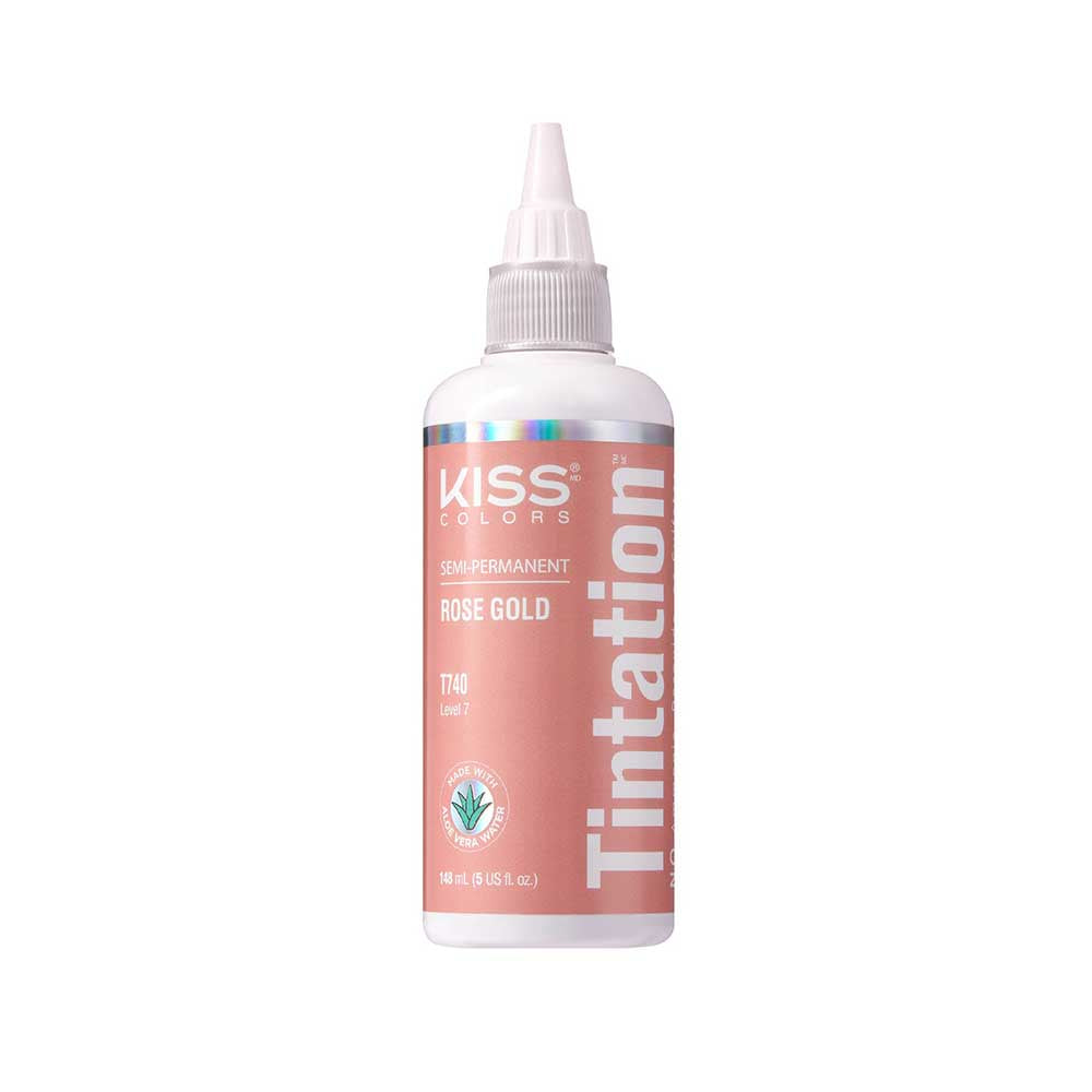 Red By Kiss Tintation Semi-Permanent Hair Color - Rose Gold, 5 Oz (T740)