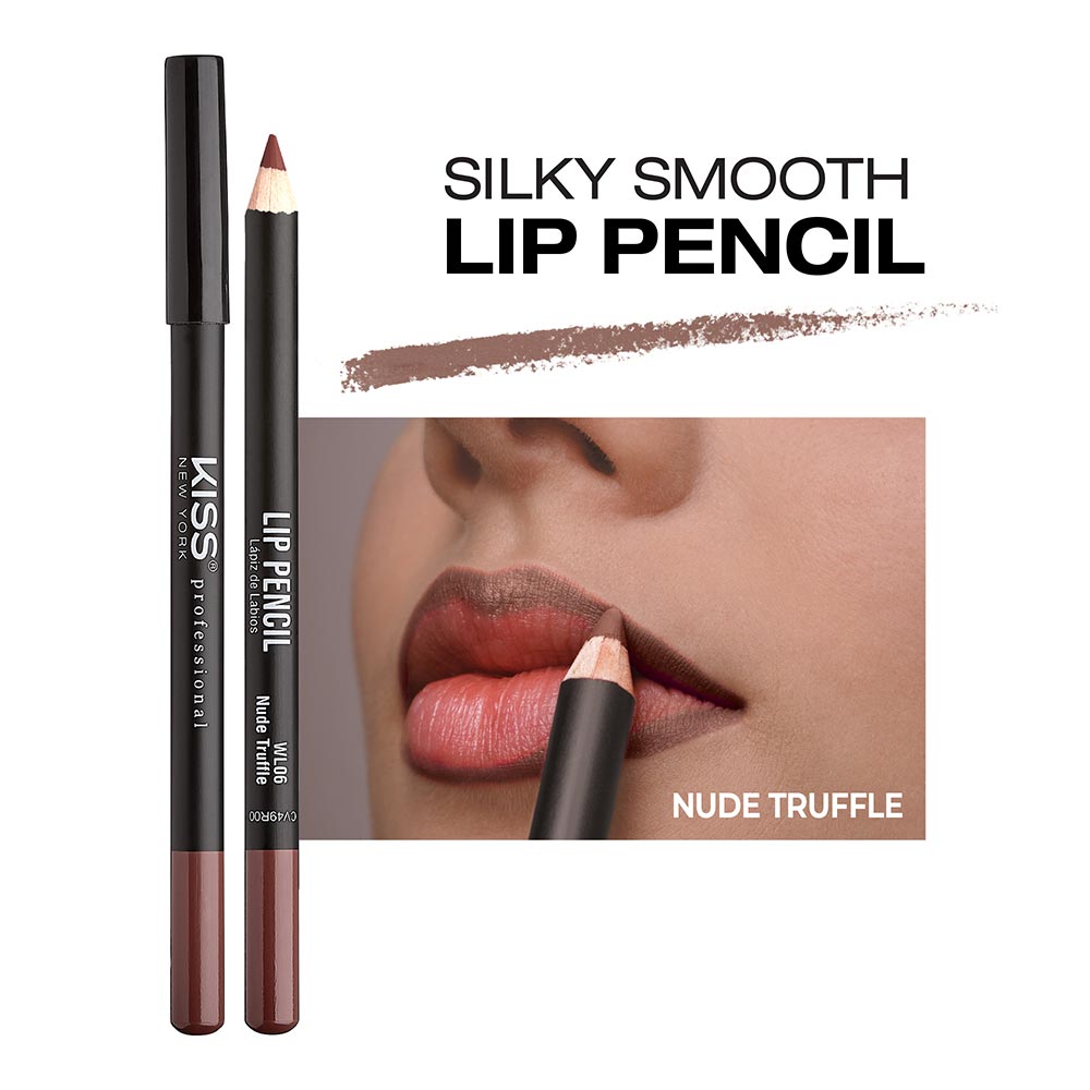 Kiss New York Professional Silky Smooth Lip Pencil Liner - Nude Truffle (WL06)